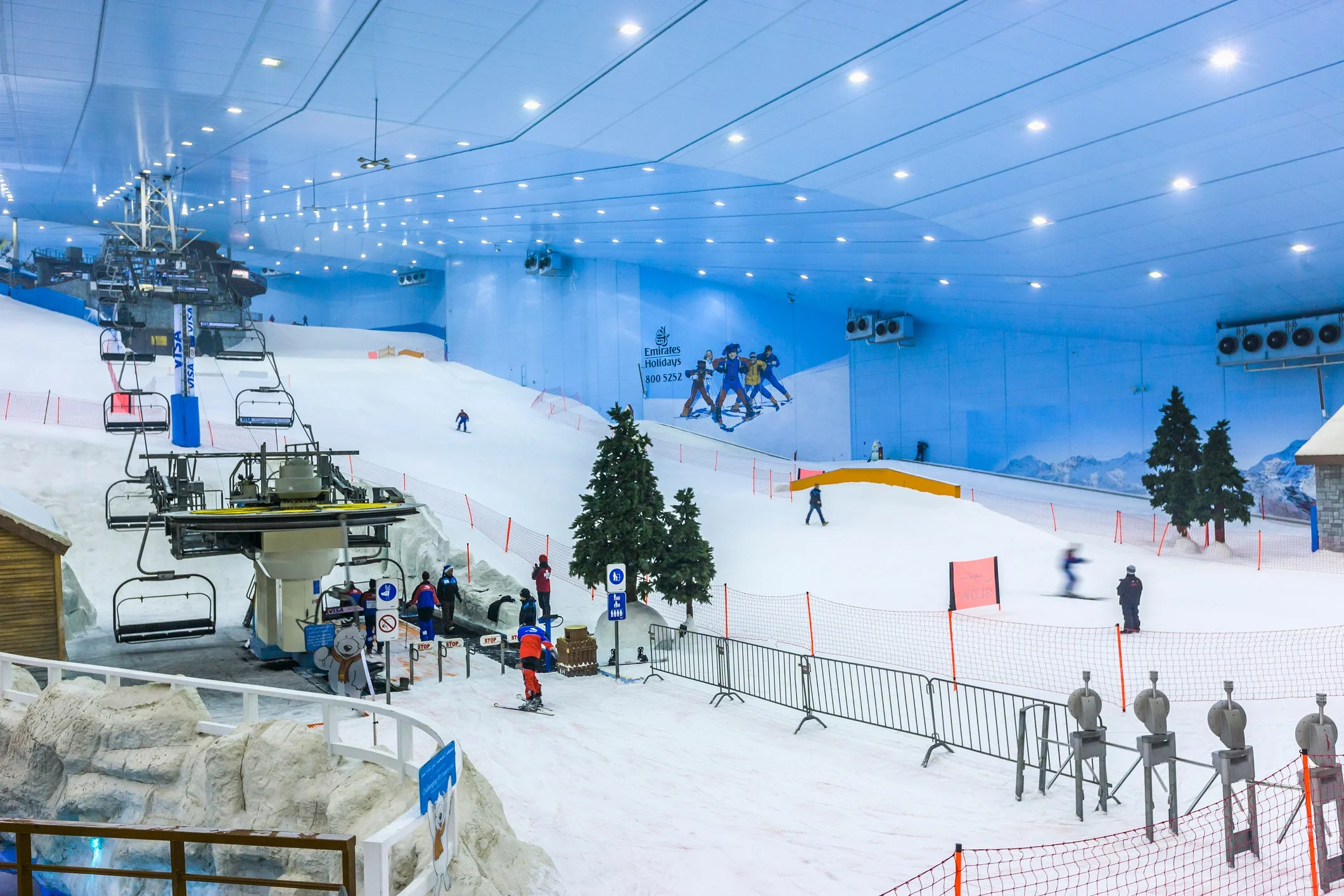 室内滑雪馆建设